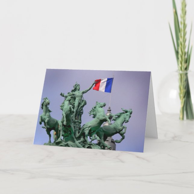 Français de Drapeau - carte postale de Paris4 (Devant)