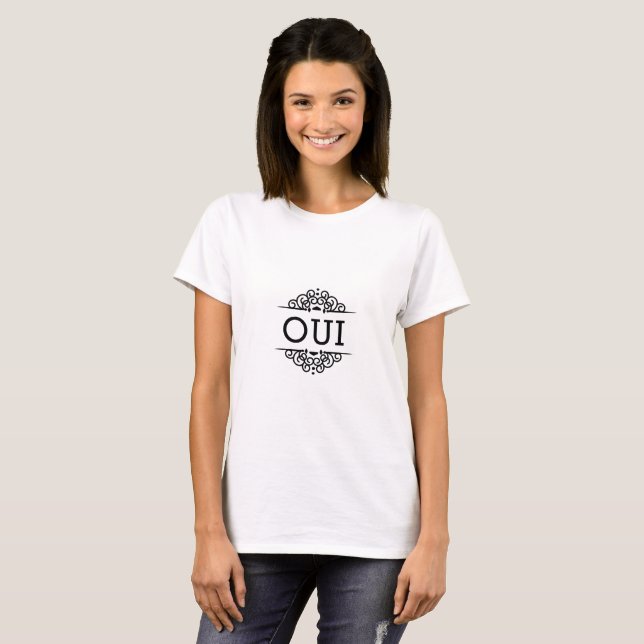 Français d'OUI - le T-shirt des femmes (Devant entier)