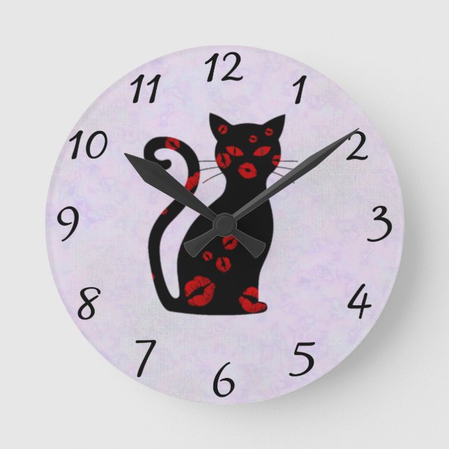 Français : Horloge ronde Bonne Soiree (Recto)
