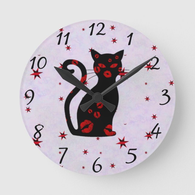 Français : Horloge ronde Bonne Soiree (Recto)