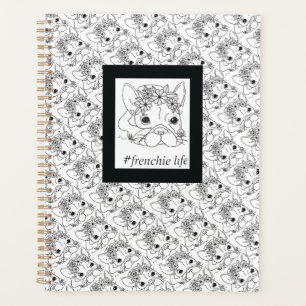 #FRANÇAIS LIFE PLANNER `MENSUEL/HEBDOMADAIRE 8,5X1