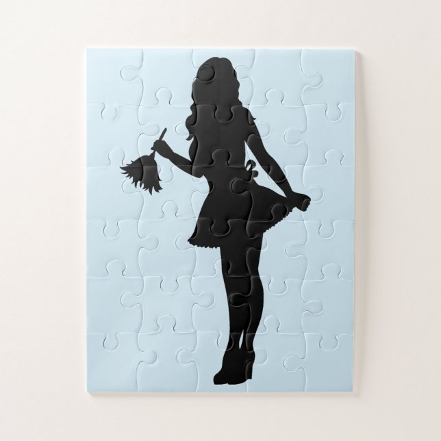 FRANÇAIS MAID JIGSAW PUZZLE FACILE (Vertical)