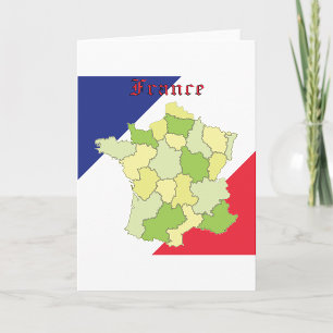 France Couleurs Et Carte Nationales