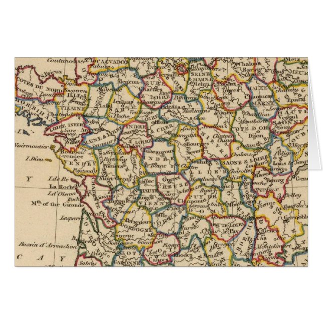 France, départements (Devant horizontal)