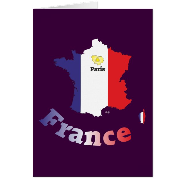 France - France Grusscarte (Devant)