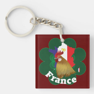 France Francia porte-clés drapeau français