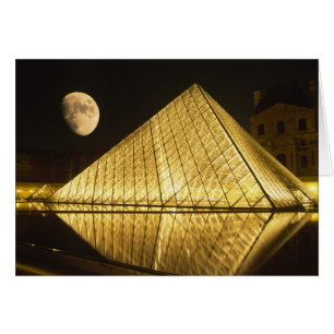 France, Paris, Le Musée du Louvre, Nuit