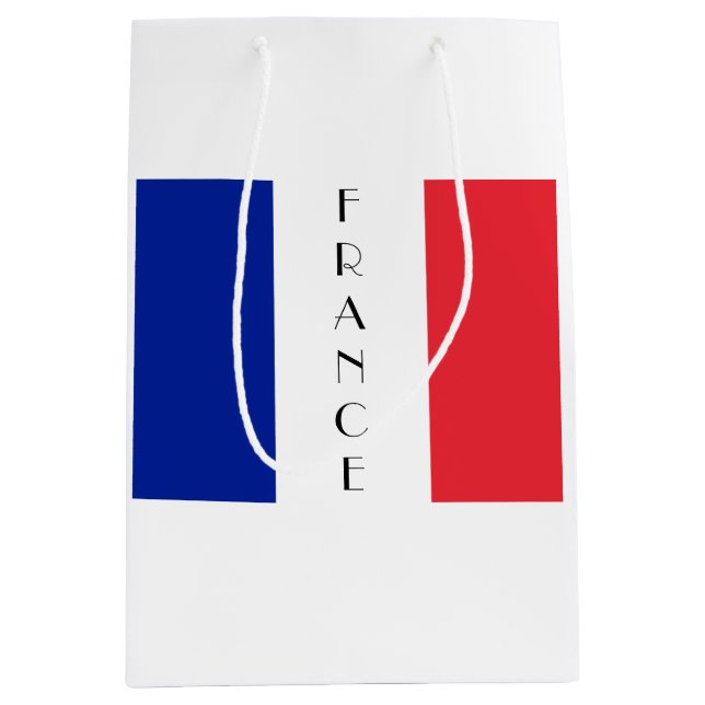 France, Sac Cadeau Drapeau Français (Devant)