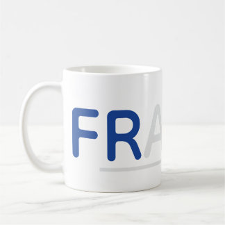 "France" Typography Mug