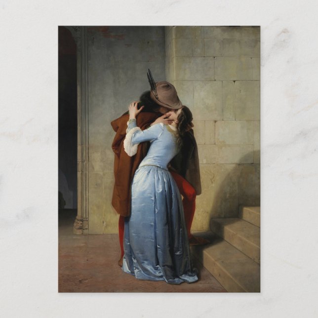 Francesco Hayez - La Carte Postale Kiss (Devant)