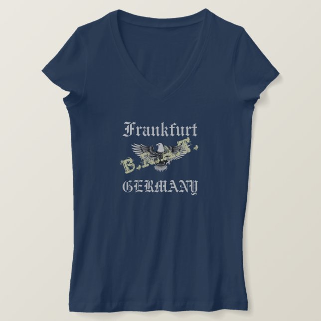 FRANCFORT, ALLEMAGNE, BRAT, TEL, AAGLE, T-shirt BL (Design devant)