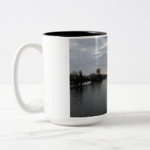 Francfort — Coucher de soleil sur le Main Mug