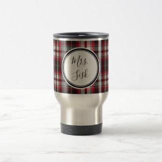 Franchement collection de tasse de voyage de plaid