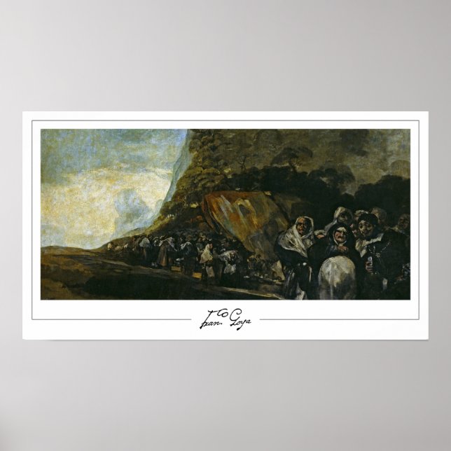 Francisco Goya Zedign Art Poster #105 (Devant)