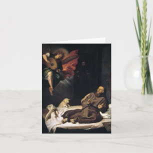 François d'Assise avec musique ange