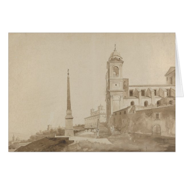 François Marius Granet - L'église de la Trinita (Devant horizontal)