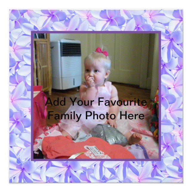 Frangipani Mauve Et Rose, Photo (Devant)