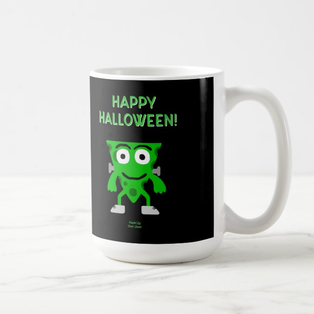 Franken Cheese Halloween Salutations Café Mug (Droite)