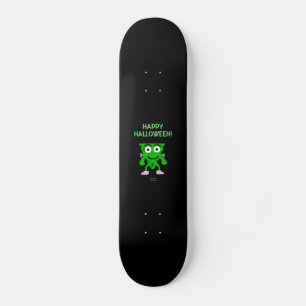 Franken Cheese Halloween Salutations Skateboard