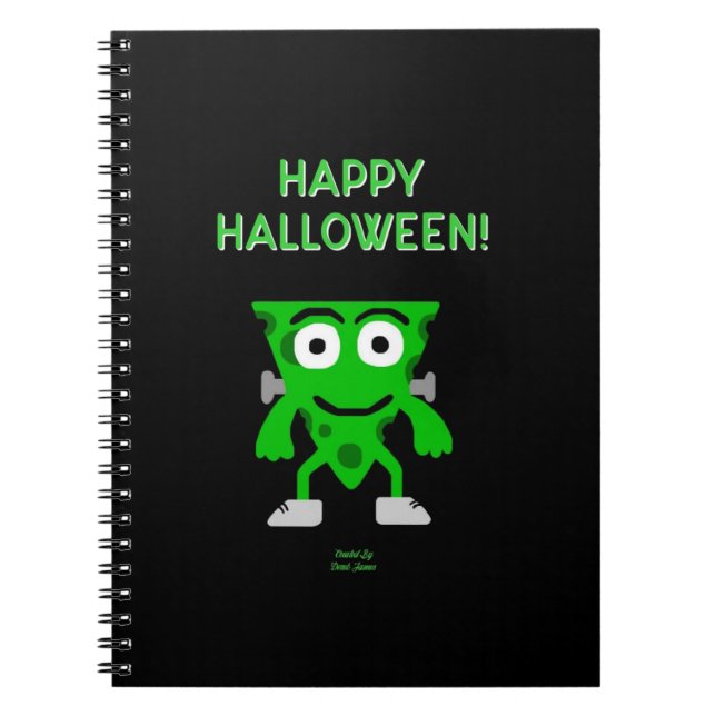 FrankenCheese Halloween Salutations Carnet spiritu (Devant)