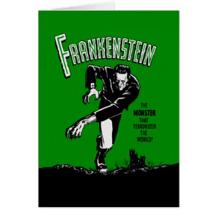 Frankenstein - Carte de voeux / Halloween