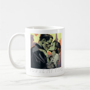 Frankenstein et la tasse de cadeaux de mariage de 