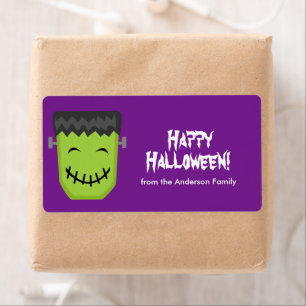 Frankenstein Halloween Étiquettes