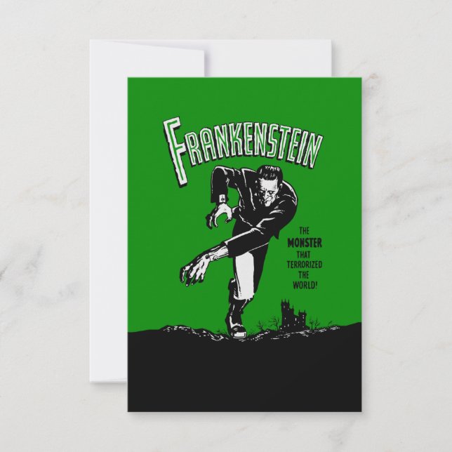 Frankenstein - Invitations / RSVP (Devant)