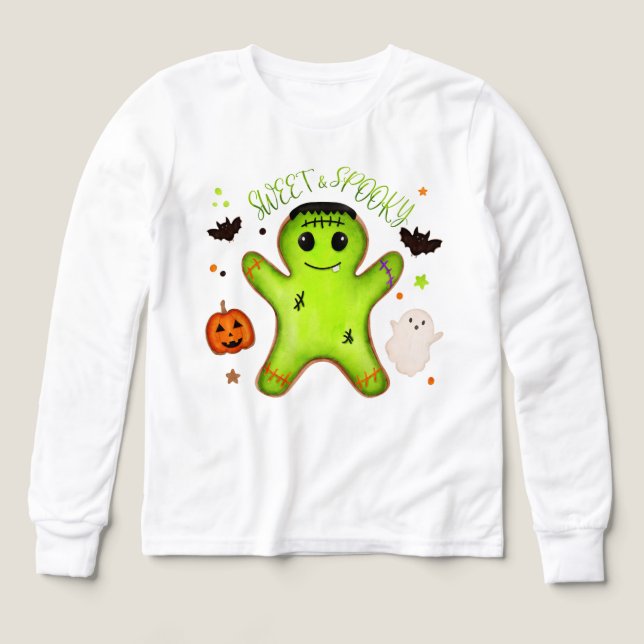 Frankenstein Pain d'épice Halloween Enfants (Motif recto)