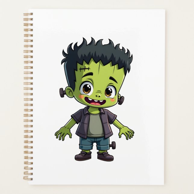 Frankenstein�s Monster � Cute Halloween Cartoon Sh (Devant)