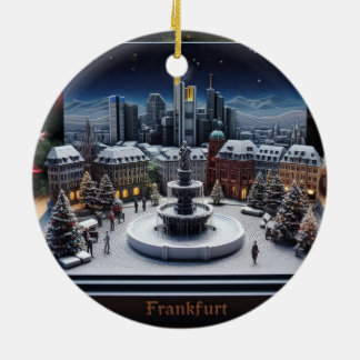 Frankfurt Wonderland : Ornement de Noël en 3D