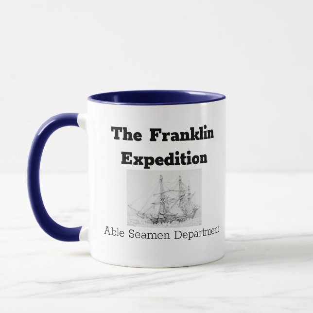 Franklin Expedition Able Seamen Département Mug (Gauche)