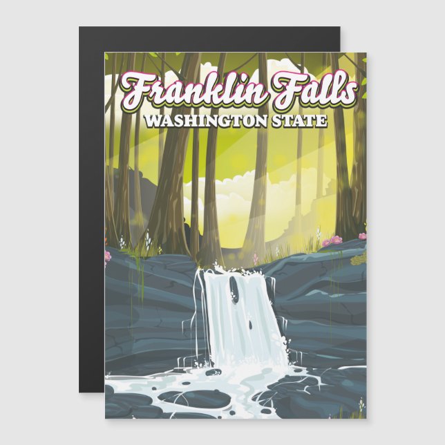 Franklin Falls État de Washington États-Unis (Devant / Derrière)