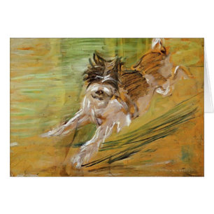 Franz Marc : Chien sautant Schlick
