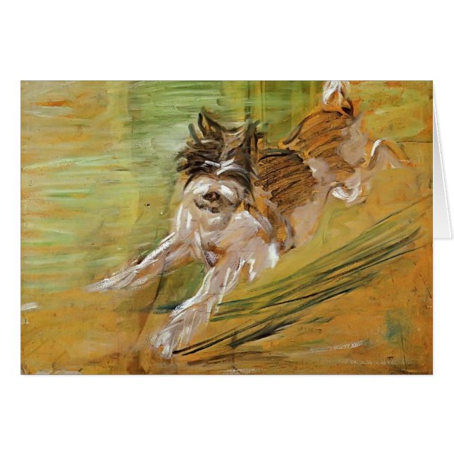 Franz Marc : Chien sautant Schlick (Devant horizontal)