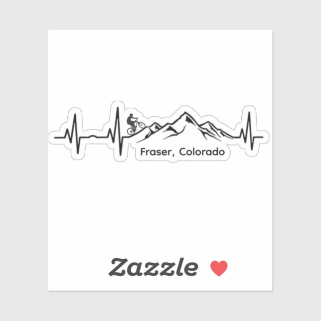 Fraser MTB Vinyl Sticker (Feuille)