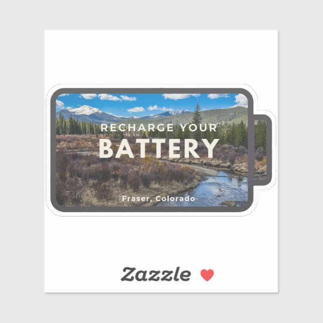Fraser Recharge Sticker (Feuille)