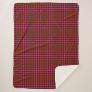 Fraser tartan rouge vert bleu violet plaid
