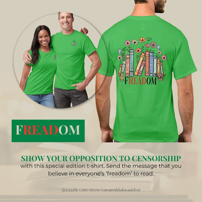 FREADOM T-shirt Unisexe "Liberté de Lire" (Créateur téléchargé)