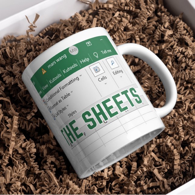 Freak Dans La Boue De Feuilles, Excel Café Mug (Créateur téléchargé)