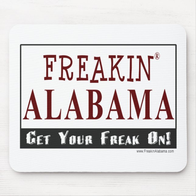 FreakinAlabama.com - tapis de souris (Devant)