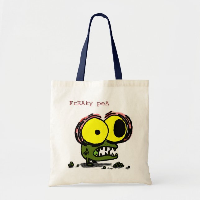 Freaky Pea Tote Bag (Devant)