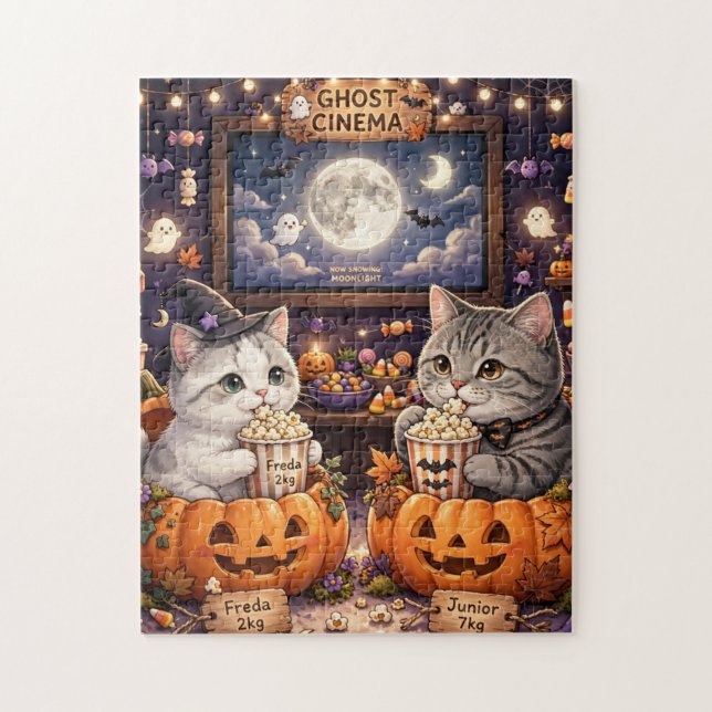 Freda et Junior Ghost Cinema Jigsaw Puzzle | Kawa (Vertical)