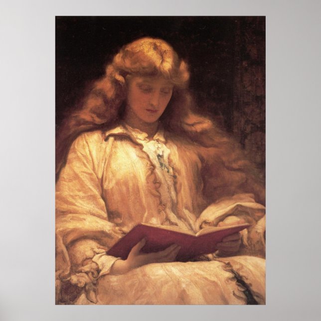 Frederic Leighton Maid with the Yellow Hair Poster (Devant)