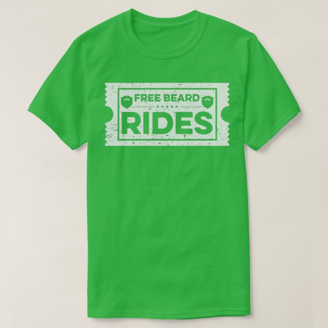 FREE BEARD RIDES Classic TShirt (Design devant)