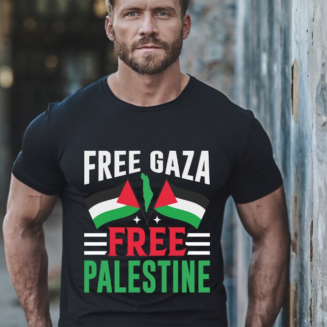 Free Gaza et Free Palestine T-Shirt (Créateur téléchargé)