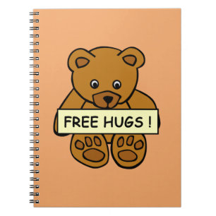 Free Hugs Teddy carnets