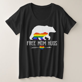 Free Mom Hugs LGBT Pride Mama Bear Mother Fête des