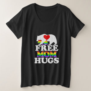Free Mom Hugs Women LGBT Pride Mama Bear