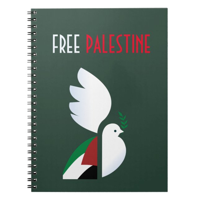 Free Palestine Carnet - Solidarity Journal (Devant)